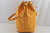 Authentic Louis Vuitton Epi Noe Shoulder Drawstring Bag Yellow M44009 LV 4146J