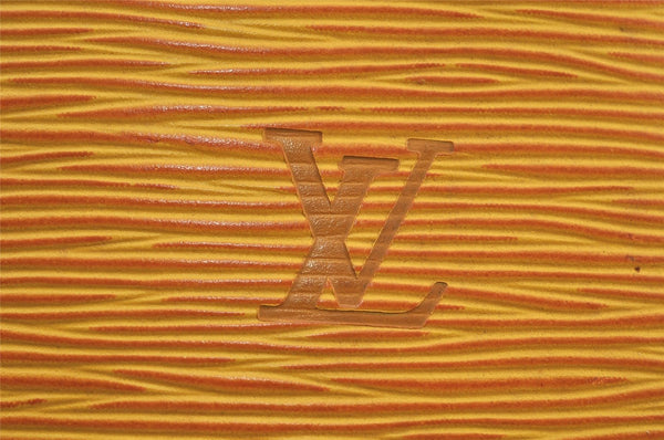 Authentic Louis Vuitton Epi Noe Shoulder Drawstring Bag Yellow M44009 LV 4146J