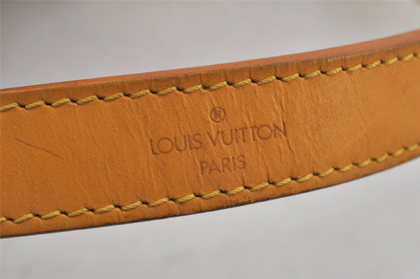 Authentic Louis Vuitton Epi Noe Shoulder Drawstring Bag Yellow M44009 LV 4146J