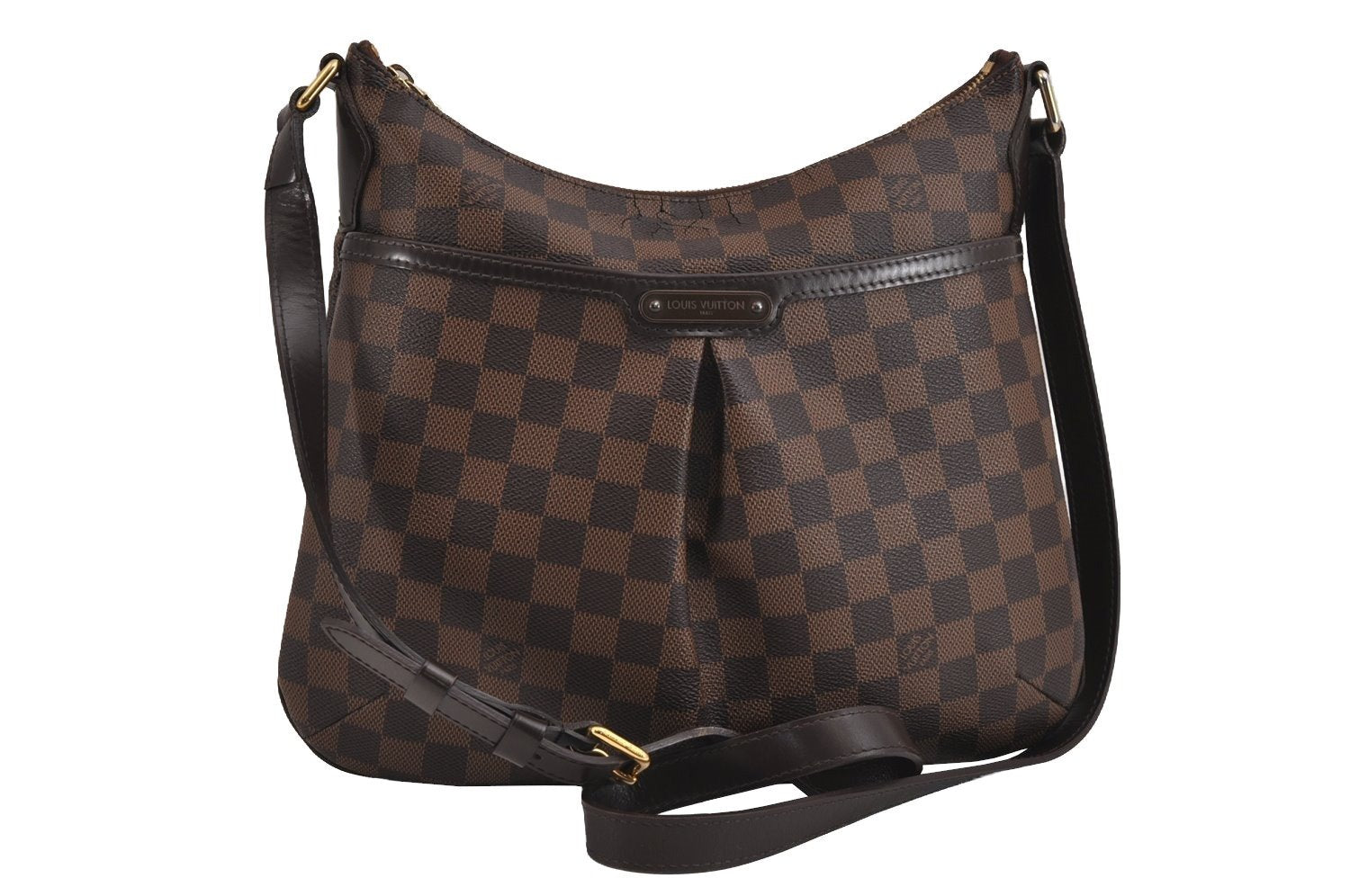 Authentic Louis Vuitton Damier Bloomsbury PM Shoulder Cross Bag N42251 LV 4147J
