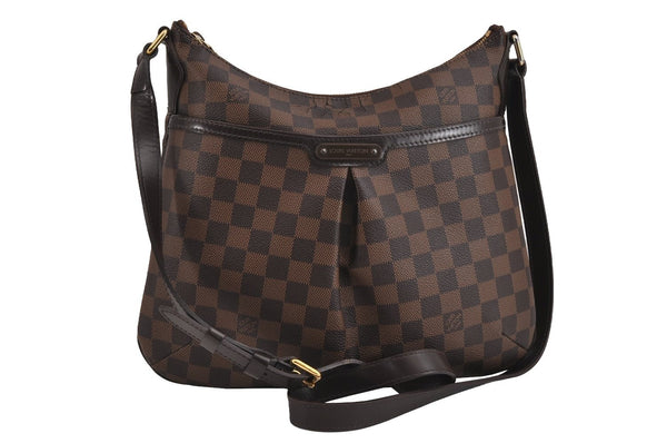 Authentic Louis Vuitton Damier Bloomsbury PM Shoulder Cross Bag N42251 LV 4147J