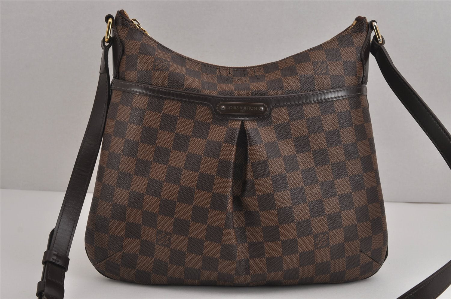 Authentic Louis Vuitton Damier Bloomsbury PM Shoulder Cross Bag N42251 LV 4147J