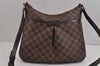 Authentic Louis Vuitton Damier Bloomsbury PM Shoulder Cross Bag N42251 LV 4147J