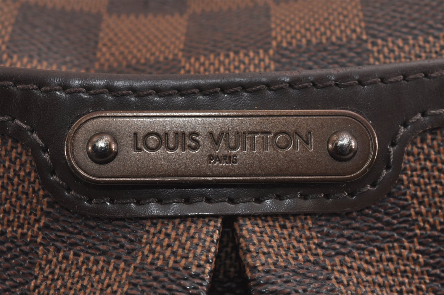 Authentic Louis Vuitton Damier Bloomsbury PM Shoulder Cross Bag N42251 LV 4147J