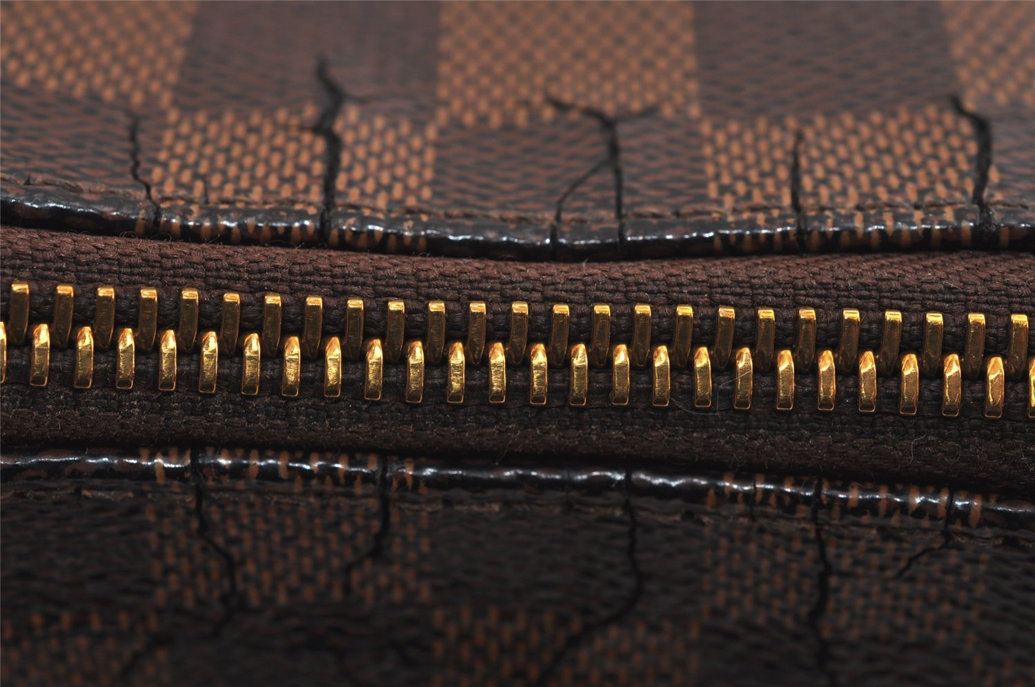 Authentic Louis Vuitton Damier Bloomsbury PM Shoulder Cross Bag N42251 LV 4147J