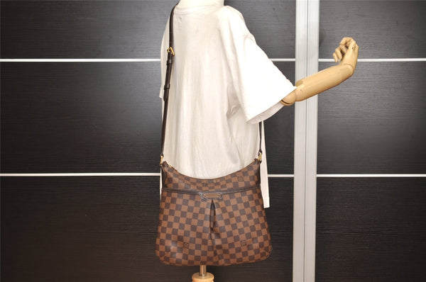 Authentic Louis Vuitton Damier Bloomsbury PM Shoulder Cross Bag N42251 LV 4147J