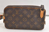 Auth Louis Vuitton Monogram Marly Bandouliere Shoulder Cross Bag M51828 LV 4147K