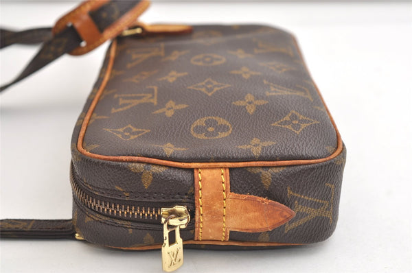 Auth Louis Vuitton Monogram Marly Bandouliere Shoulder Cross Bag M51828 LV 4147K