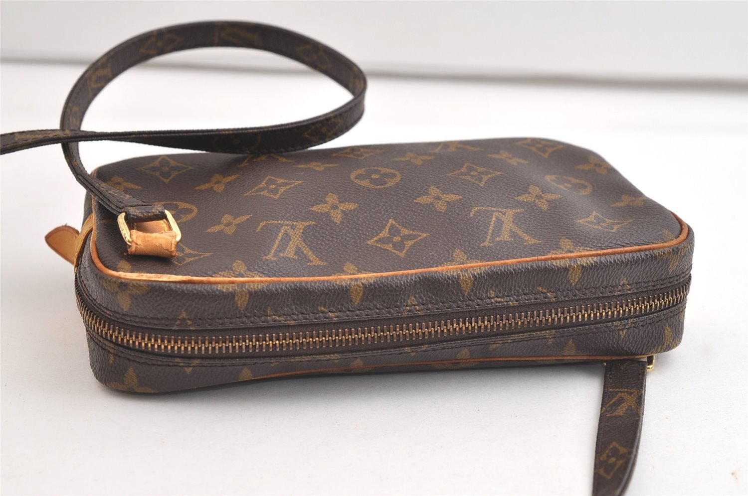 Auth Louis Vuitton Monogram Marly Bandouliere Shoulder Cross Bag M51828 LV 4147K