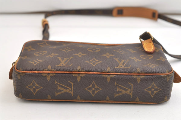 Auth Louis Vuitton Monogram Marly Bandouliere Shoulder Cross Bag M51828 LV 4147K
