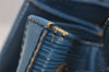 Authentic Louis Vuitton Epi Petit Noe Shoulder Drawstring Bag M44105 Blue 4148J