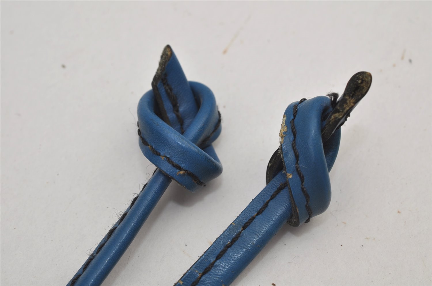 Authentic Louis Vuitton Epi Petit Noe Shoulder Drawstring Bag M44105 Blue 4148J