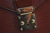 Authentic Louis Vuitton Epi Serviette Conseiller Briefcase Brown M54428 LV 4149J