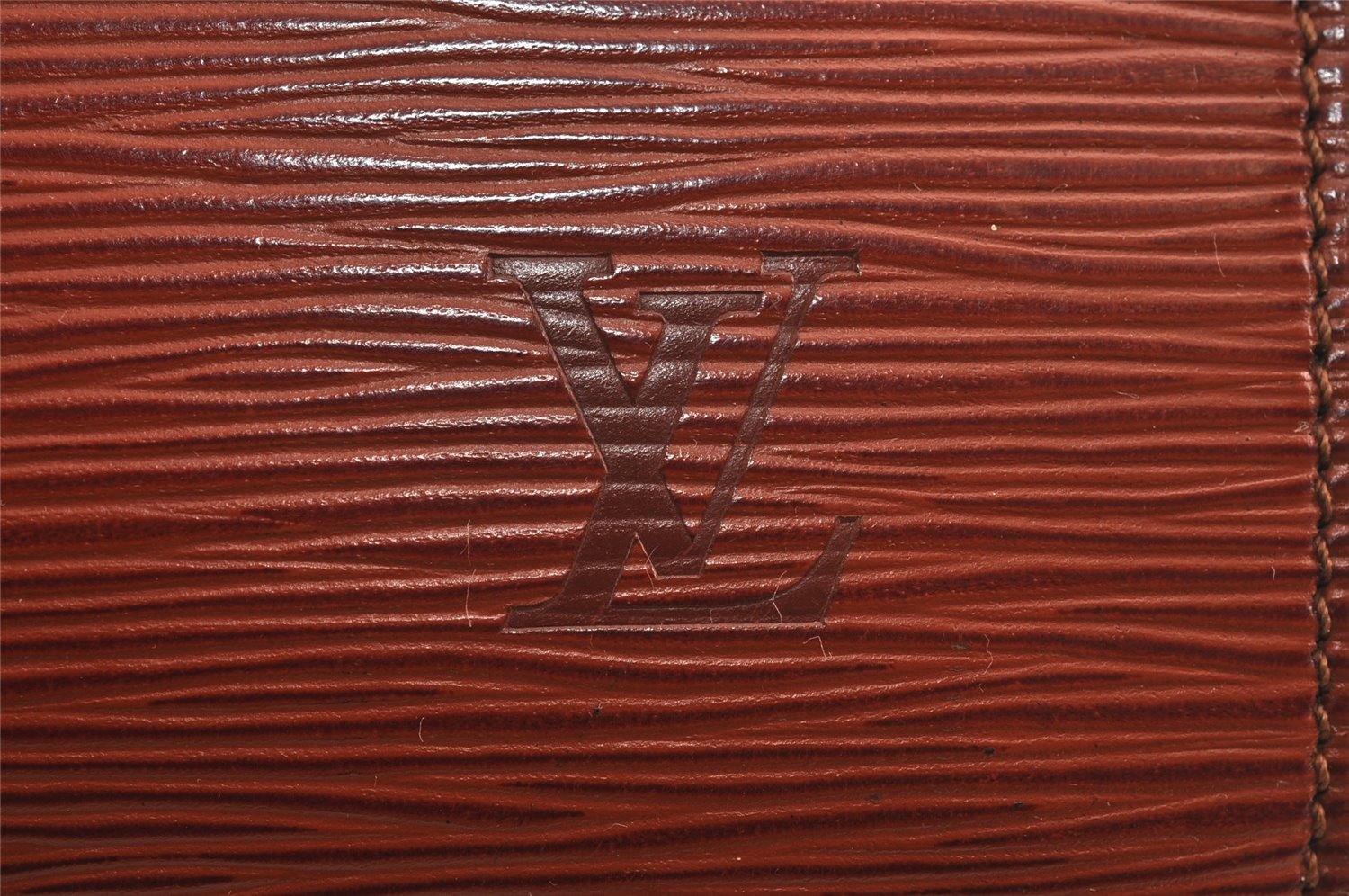 Authentic Louis Vuitton Epi Serviette Conseiller Briefcase Brown M54428 LV 4149J