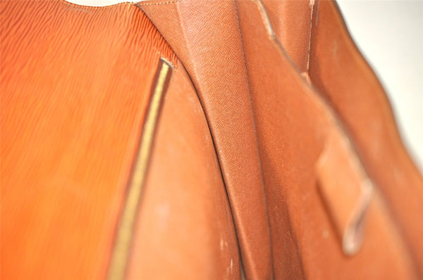 Authentic Louis Vuitton Epi Serviette Conseiller Briefcase Brown M54428 LV 4149J