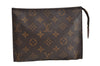 Auth Louis Vuitton Monogram Poche Toilette 19 M47544 Cosmetics Pouch Junk 4151J