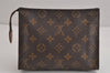 Auth Louis Vuitton Monogram Poche Toilette 19 M47544 Cosmetics Pouch Junk 4151J