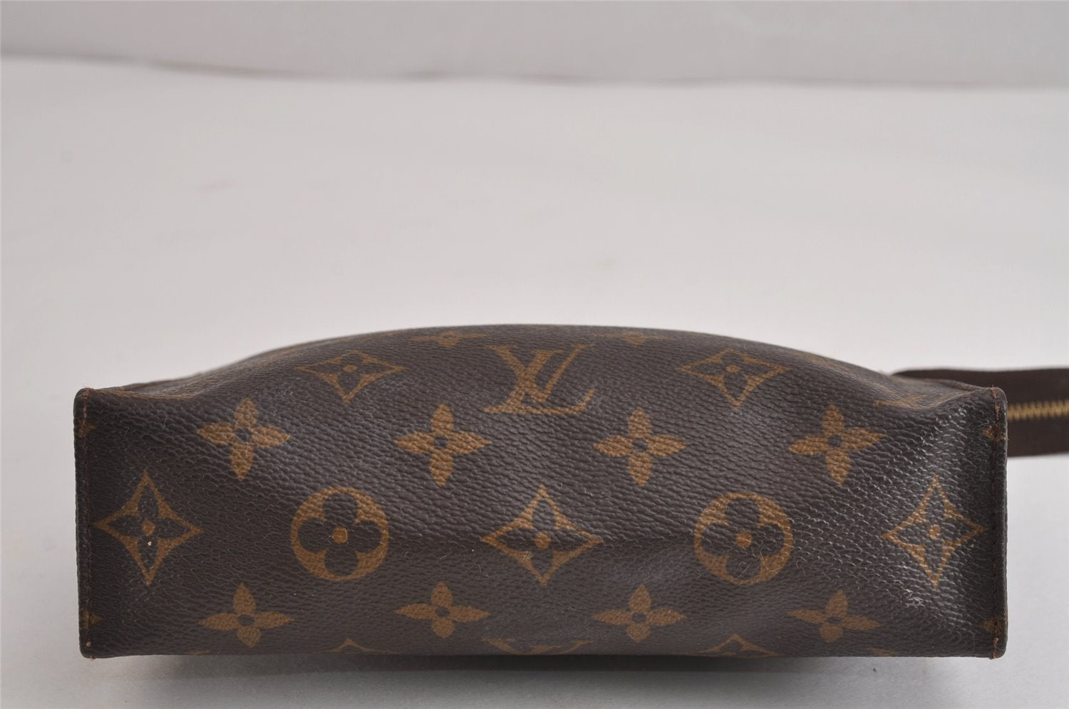 Auth Louis Vuitton Monogram Poche Toilette 19 M47544 Cosmetics Pouch Junk 4151J