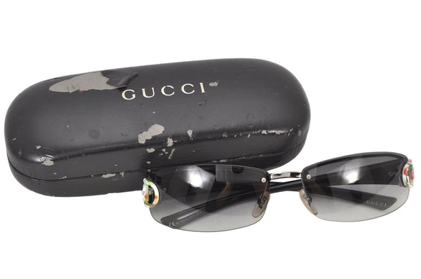 Authentic GUCCI Horsebit Sunglasses GG 2743/F/S Plastic Black 4151K