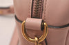 Authentic GUCCI GG Marmont Ghost Shoulder Cross Bag Leather 447632 Pink 4152I