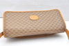 Authentic GUCCI Micro GG PVC Leather Shoulder Cross Body Bag Purse Brown 4152K