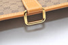 Authentic GUCCI Micro GG PVC Leather Shoulder Cross Body Bag Purse Brown 4152K