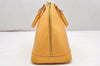 Authentic Louis Vuitton Epi Alma PM Hand Bag Yellow M52149 LV 4153K