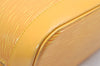 Authentic Louis Vuitton Epi Alma PM Hand Bag Yellow M52149 LV 4153K