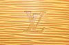 Authentic Louis Vuitton Epi Alma PM Hand Bag Yellow M52149 LV 4153K