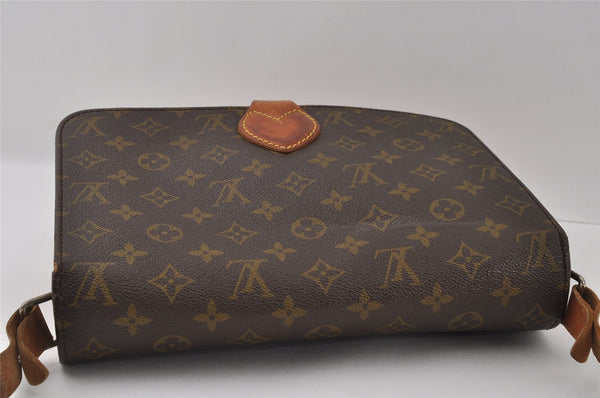 Authentic Louis Vuitton Monogram Cartouchiere GM Shoulder Bag Old Model 4154I