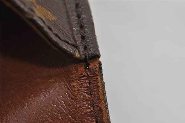 Authentic Louis Vuitton Monogram Cartouchiere GM Shoulder Bag Old Model 4154I