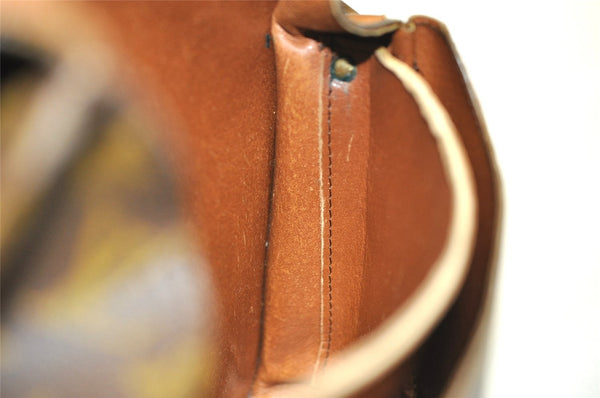 Authentic Louis Vuitton Monogram Cartouchiere GM Shoulder Bag Old Model 4154I
