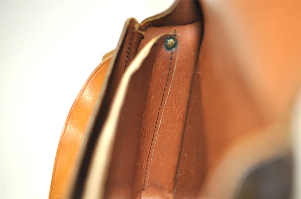 Authentic Louis Vuitton Monogram Cartouchiere GM Shoulder Bag Old Model 4154I