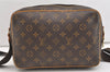 Authentic Louis Vuitton Monogram Reporter PM Shoulder Bag M45254 Junk 4154J