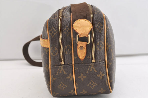 Authentic Louis Vuitton Monogram Reporter PM Shoulder Bag M45254 Junk 4154J