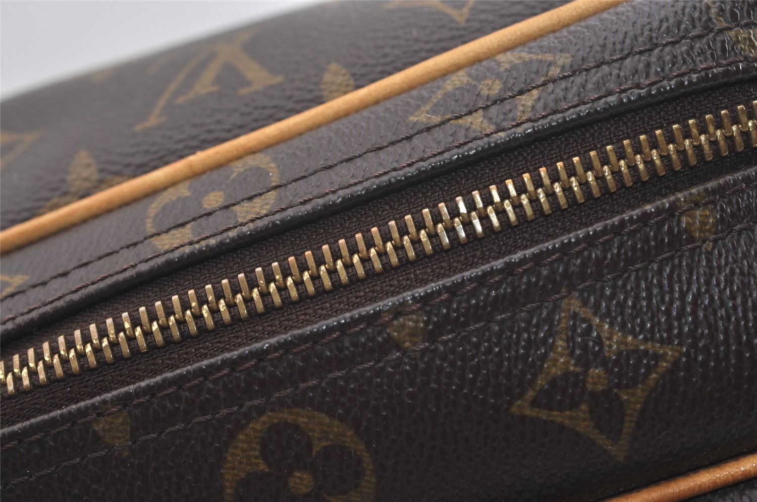 Authentic Louis Vuitton Monogram Reporter PM Shoulder Bag M45254 Junk 4154J