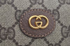 Auth GUCCI Web Sherry Line 2Way Shoulder Bag GG PVC Leather Brown Junk 4155I