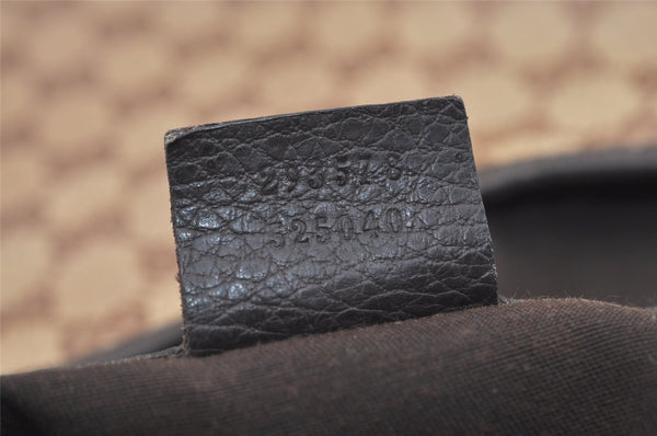 Authentic GUCCI GG Crystal Abbey Tote Bag GG PVC Leather 293578 Brown 4155J