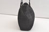 Authentic FENDI Zucchino Shoulder Hand Bag Purse Canvas Leather Black 4155K