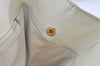 Authentic CHANEL Calf Skin Executive Line Turnlock 2Way Tote Bag White 4156J