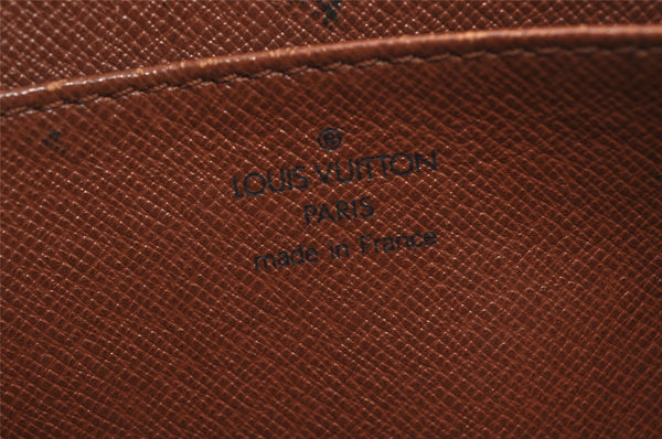 Authentic Louis Vuitton Epi Pochette Homme Clutch Hand Bag Brown M52528 LV 4157I