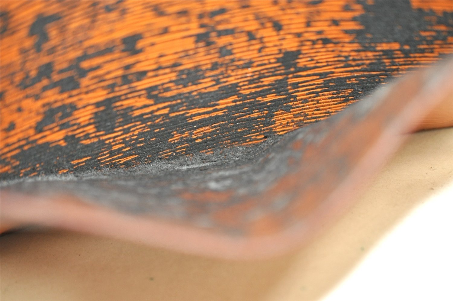 Authentic Louis Vuitton Epi Pochette Homme Clutch Hand Bag Brown M52528 LV 4157I