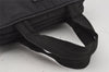 Authentic PRADA Nylon Tessuto Leather Shoulder Hand Bag Purse Black 4157J