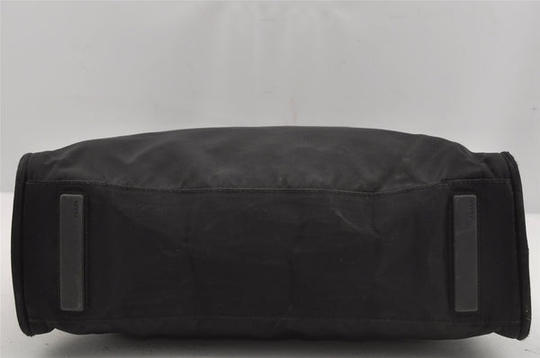 Authentic PRADA Nylon Tessuto Leather Shoulder Hand Bag Purse Black 4157J