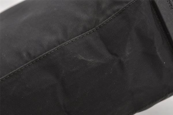 Authentic PRADA Nylon Tessuto Leather Shoulder Hand Bag Purse Black 4157J