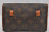 Auth Louis Vuitton Monogram Pochette Florentine Pouch Waist Bag M51855 LV 4159J