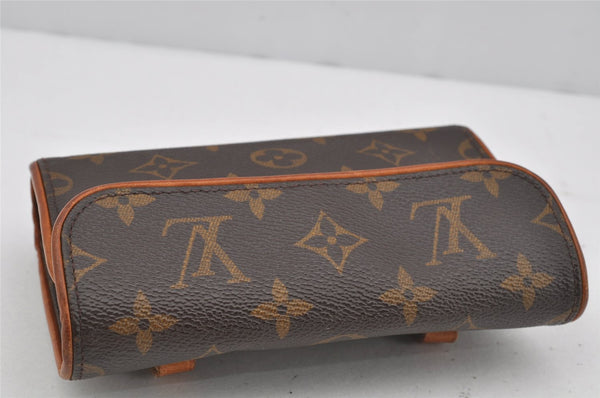 Auth Louis Vuitton Monogram Pochette Florentine Pouch Waist Bag M51855 LV 4159J