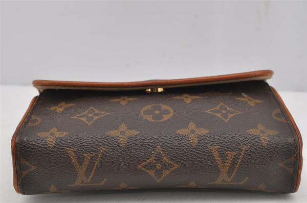 Auth Louis Vuitton Monogram Pochette Florentine Pouch Waist Bag M51855 LV 4159J