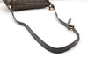 Authentic FENDI Vintage Zucca Shoulder Cross Body Bag Canvas Leather Brown 4159K