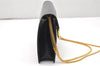 Authentic Christian Dior Chain Shoulder Cross Body Bag Leather Black CD 4160K